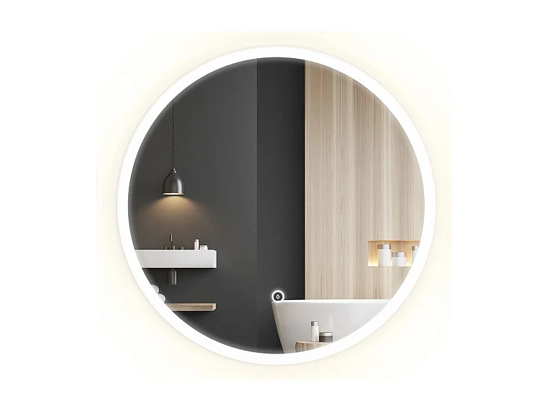 MIROIR LED REA 60CM FFJ60 CHROME