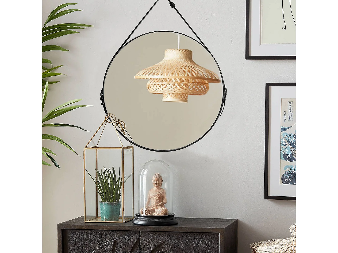 MIROIR REA 60CM TPJ-60B BLACK