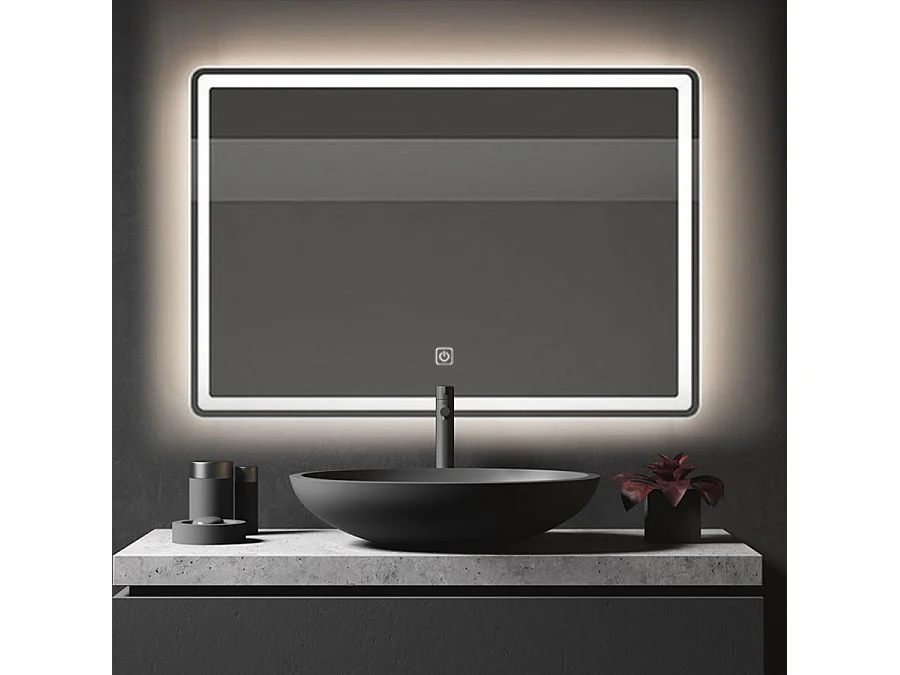 MIROIR LED REA P10407 CHROME