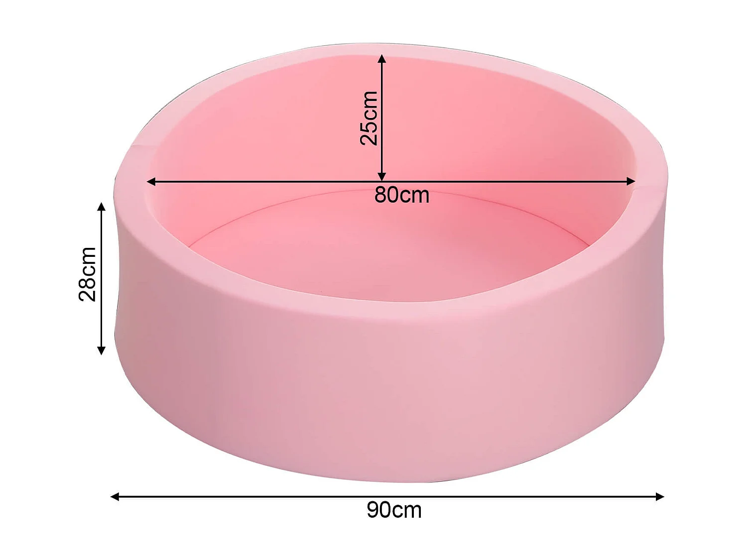 Juego Piscina de Bolas para Niños Rebecca Mobili Likim A partir de 12 meses Esponja Plástico Rosa 28x90x90