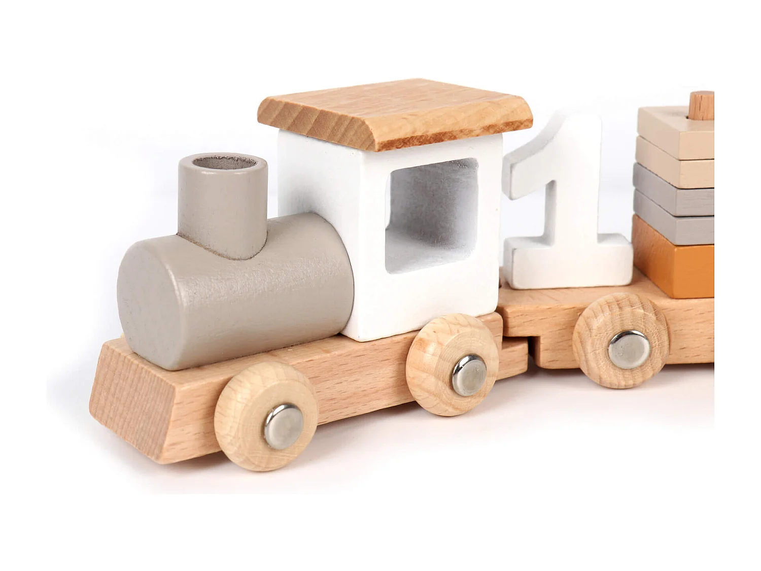 Juego Tren Montessori para Niños Rebecca Mobili Tiris A partir de 3 años Madera Multicolor