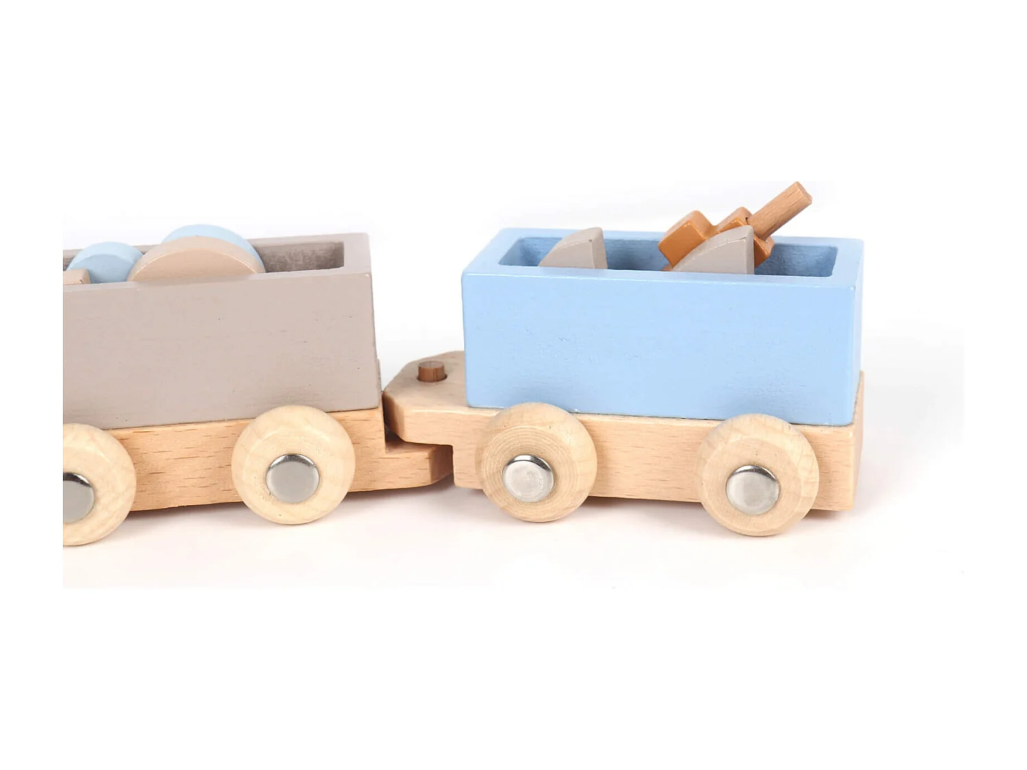 Gioco Trenino Montessoriano per Bambini Rebecca Mobili Tiris Dai 3 anni Legno Multicolore