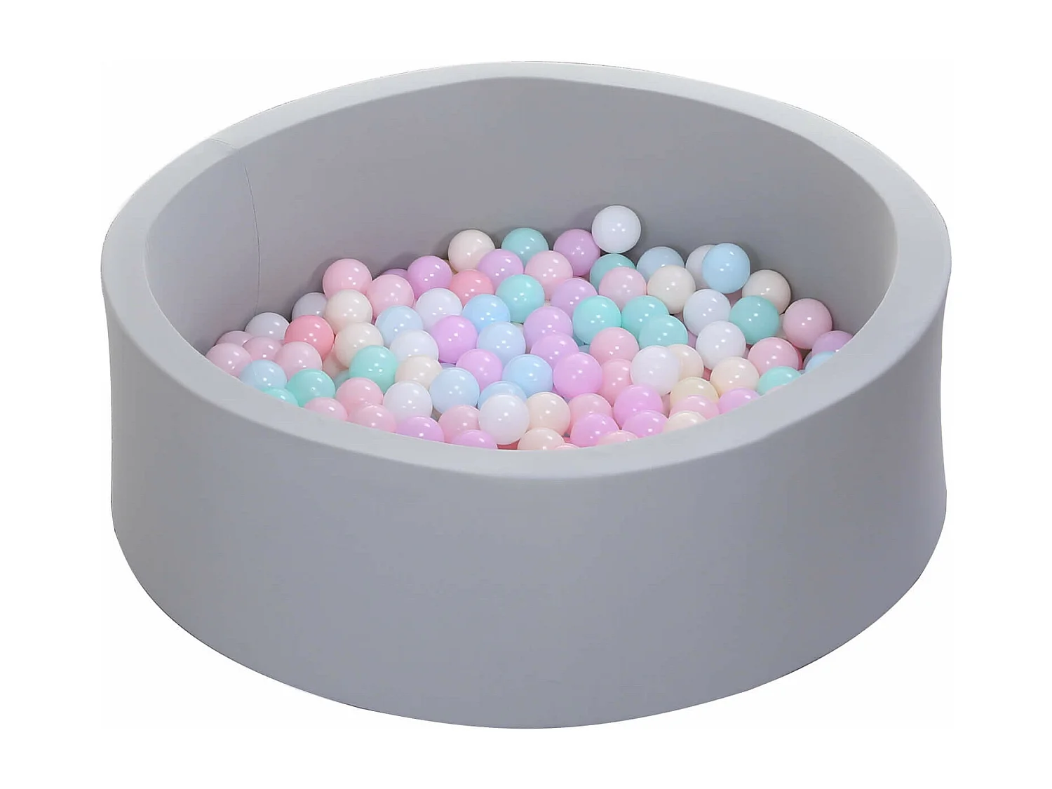 Gioco Piscina con Palline per Bambini Rebecca Mobili Sinsan Dai 12 mesi Spugna Plastica Grigio 28x90x90