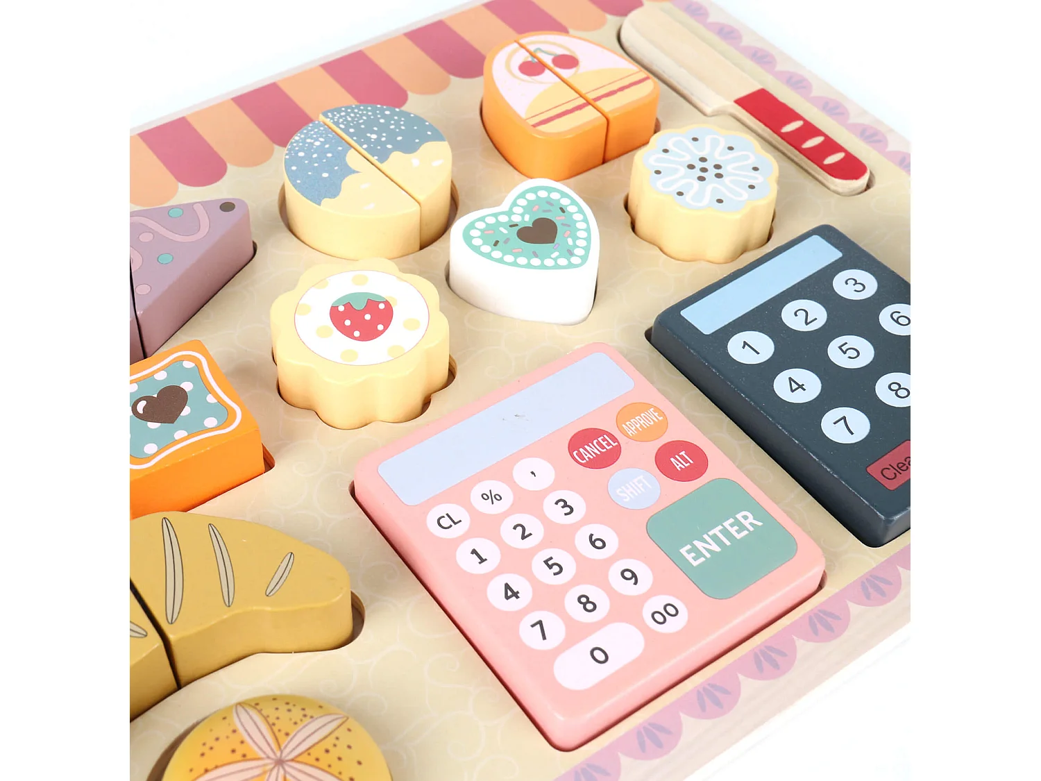 Gioco Set Panetteria per Bambini Rebecca Mobili Myrcia Dai 3 anni Legno Multicolore