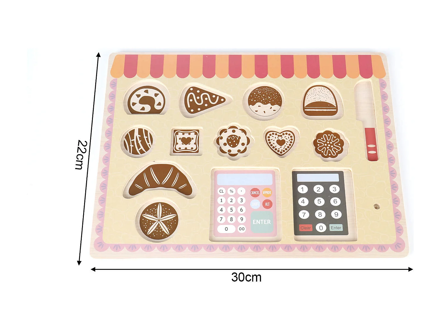 Jeu Set de Boulangerie pour Enfants Myrcia À partir de 3 ans Bois Multicolore