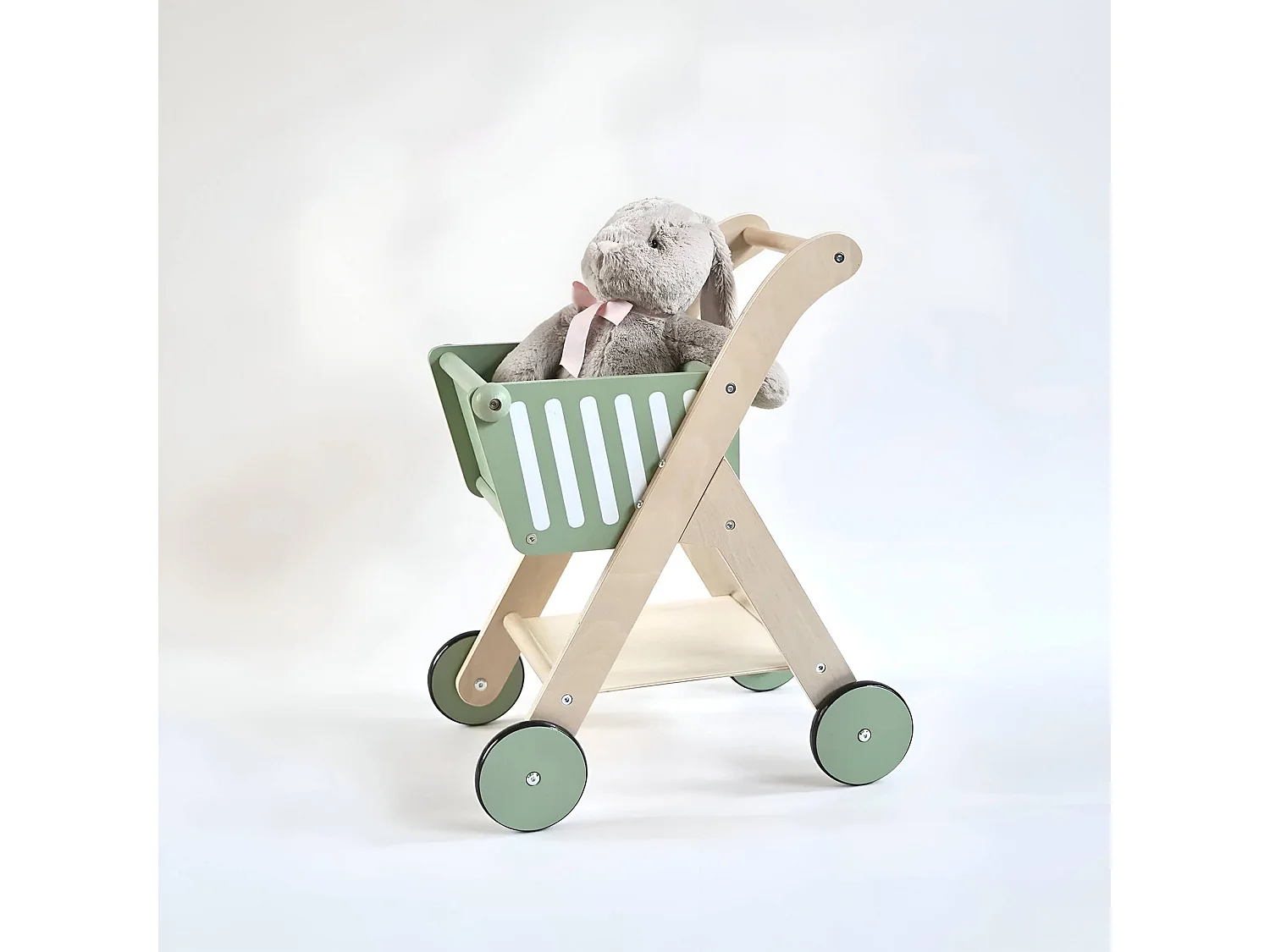 Gioco Carrello per Bambini Rebecca Mobili Bakly Dai 3 anni Legno Multicolore 53x43x29