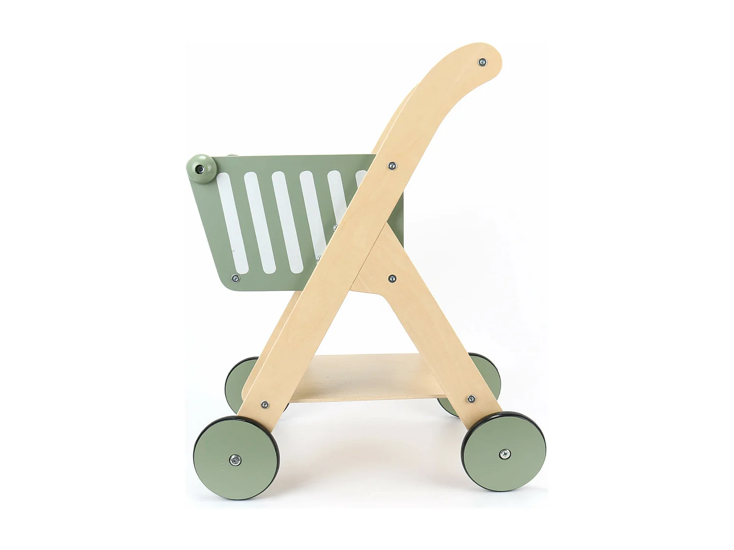 Gioco Carrello per Bambini Rebecca Mobili Bakly Dai 3 anni Legno Multicolore 53x43x29