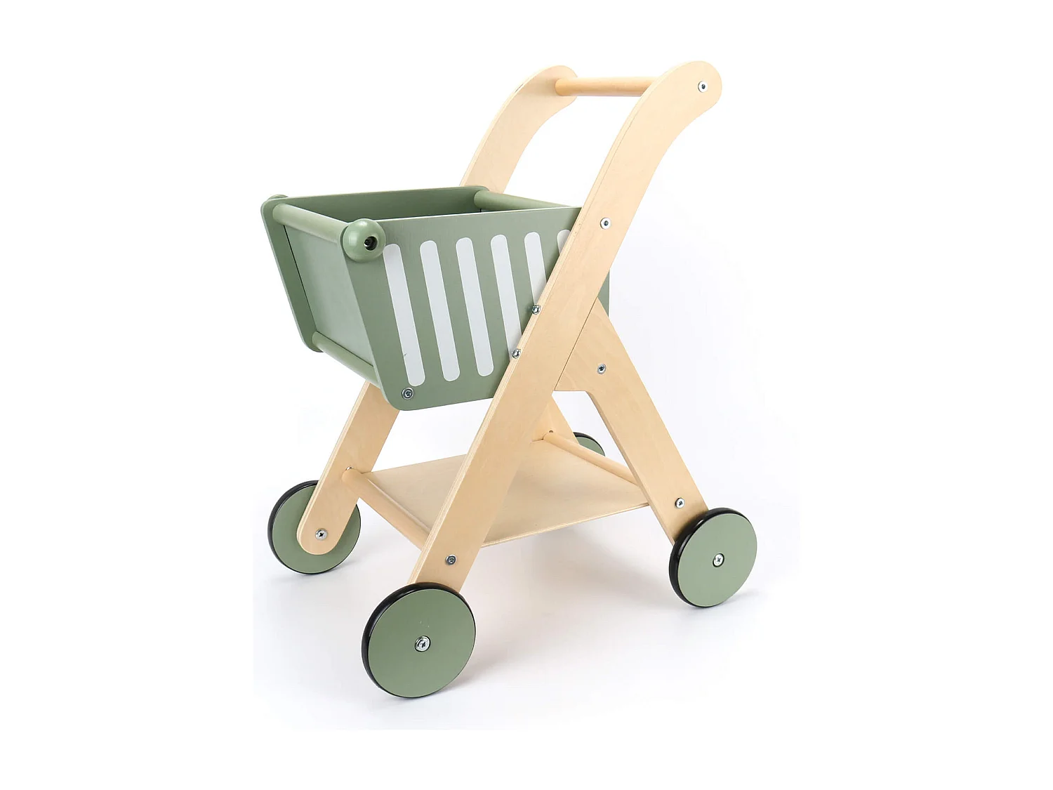 Gioco Carrello per Bambini Rebecca Mobili Bakly Dai 3 anni Legno Multicolore 53x43x29