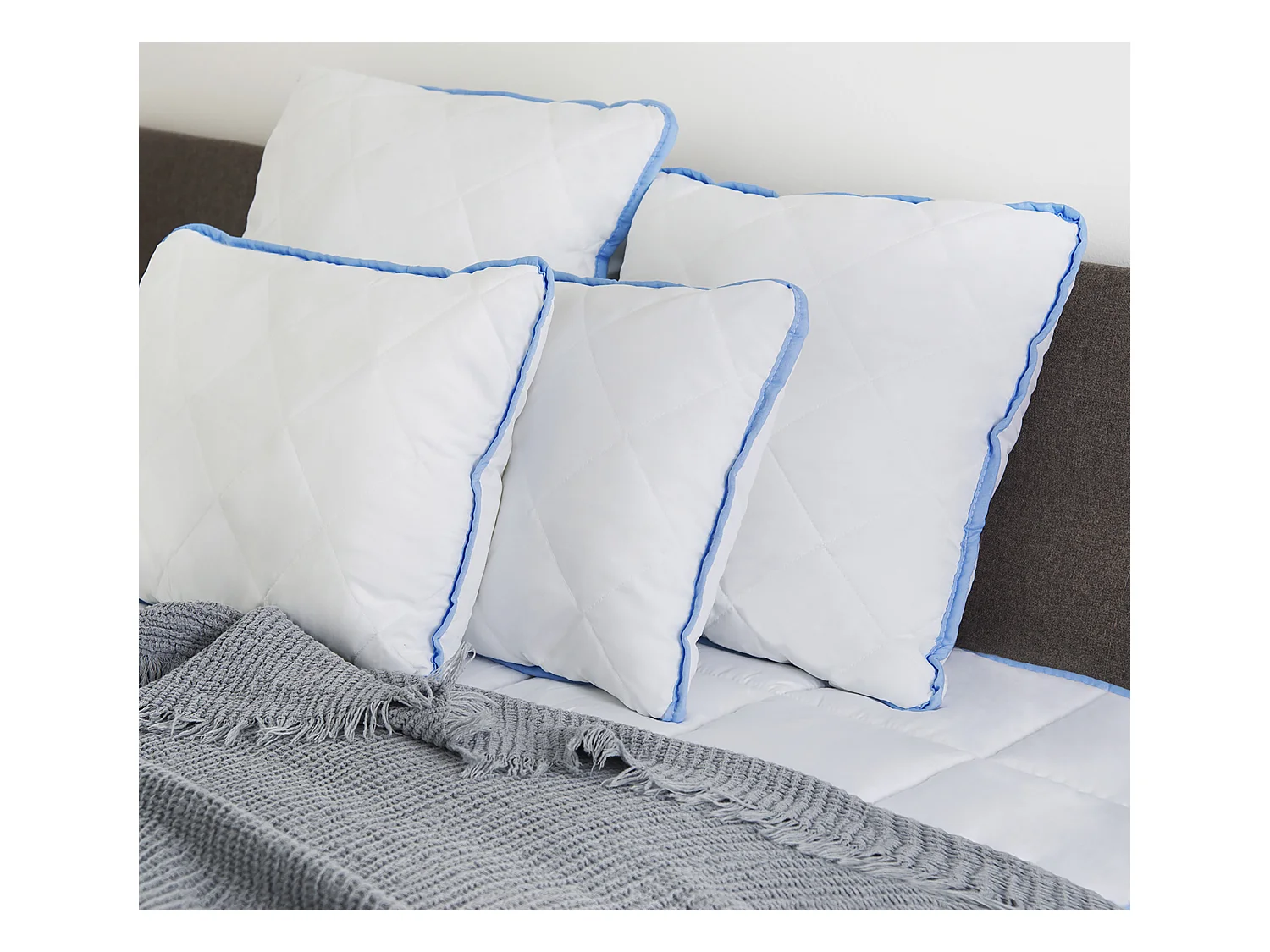 Mister Sandman Microvezel Kussen 60x60 cm– Comfortabel, Ondersteunend en Anti-Allergisch