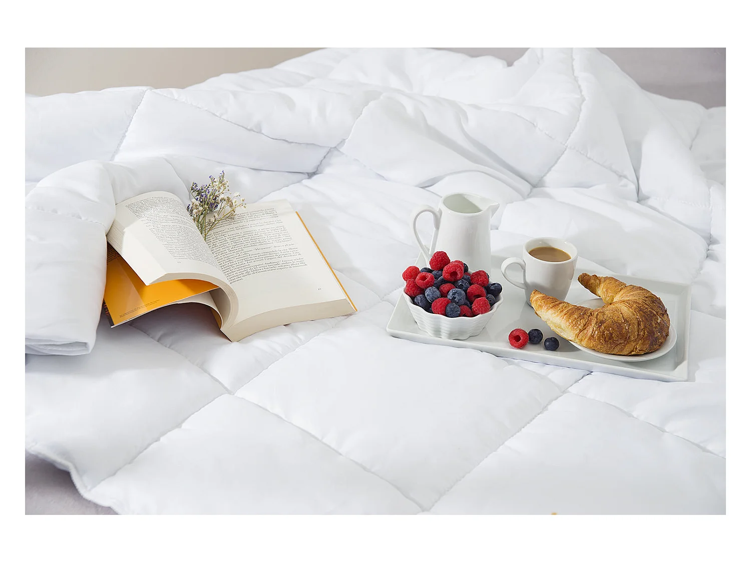 Soft dekbed het hele jaar 160x220cm - Ademend Voor Optimaal Slaapcomfort