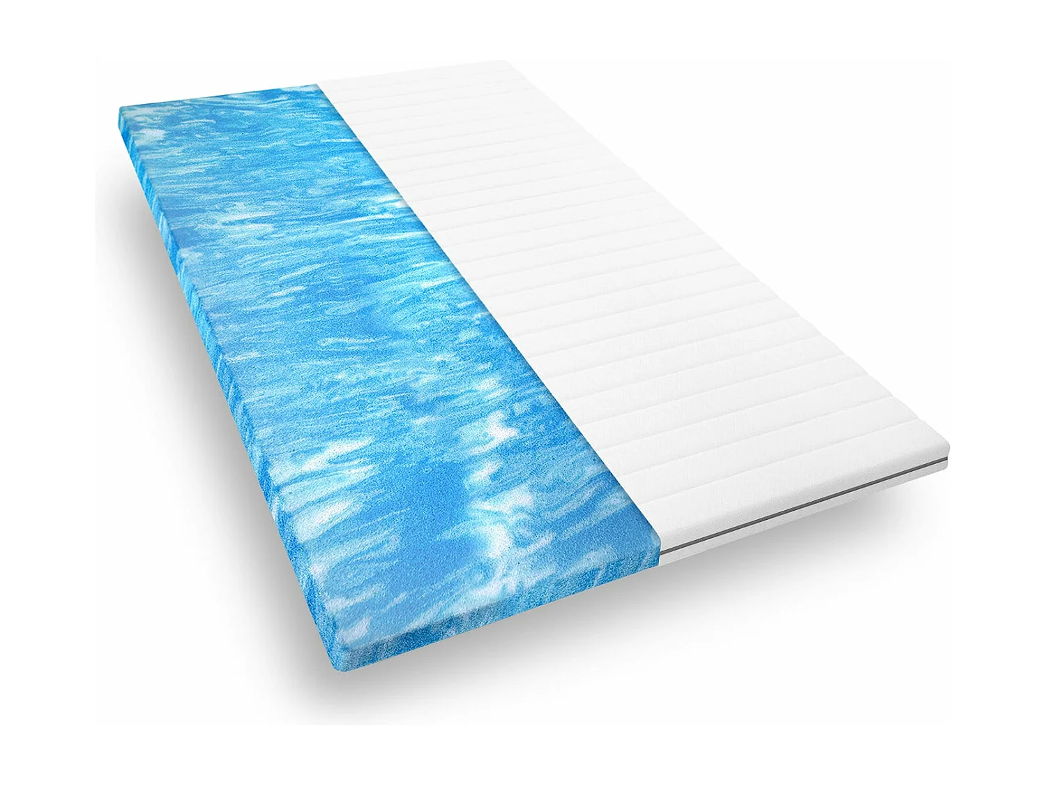 Gelschuim Topper 140x190 cm - Optimale Ondersteuning en Comfort voor Allergieën 5 cm