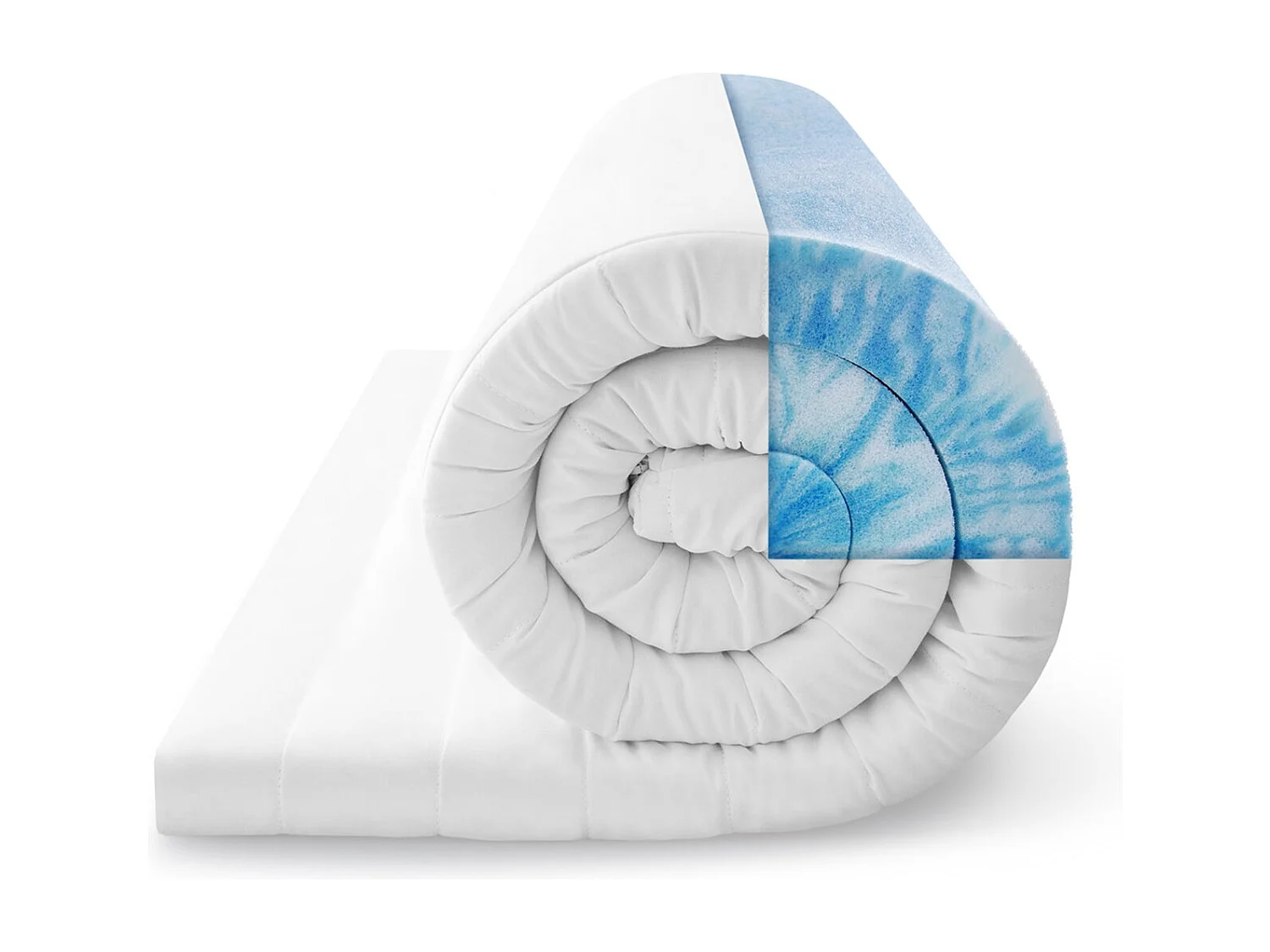 Gelschuim Topper 200x200 cm - Optimale Ondersteuning en Comfort voor Allergieën 5 cm