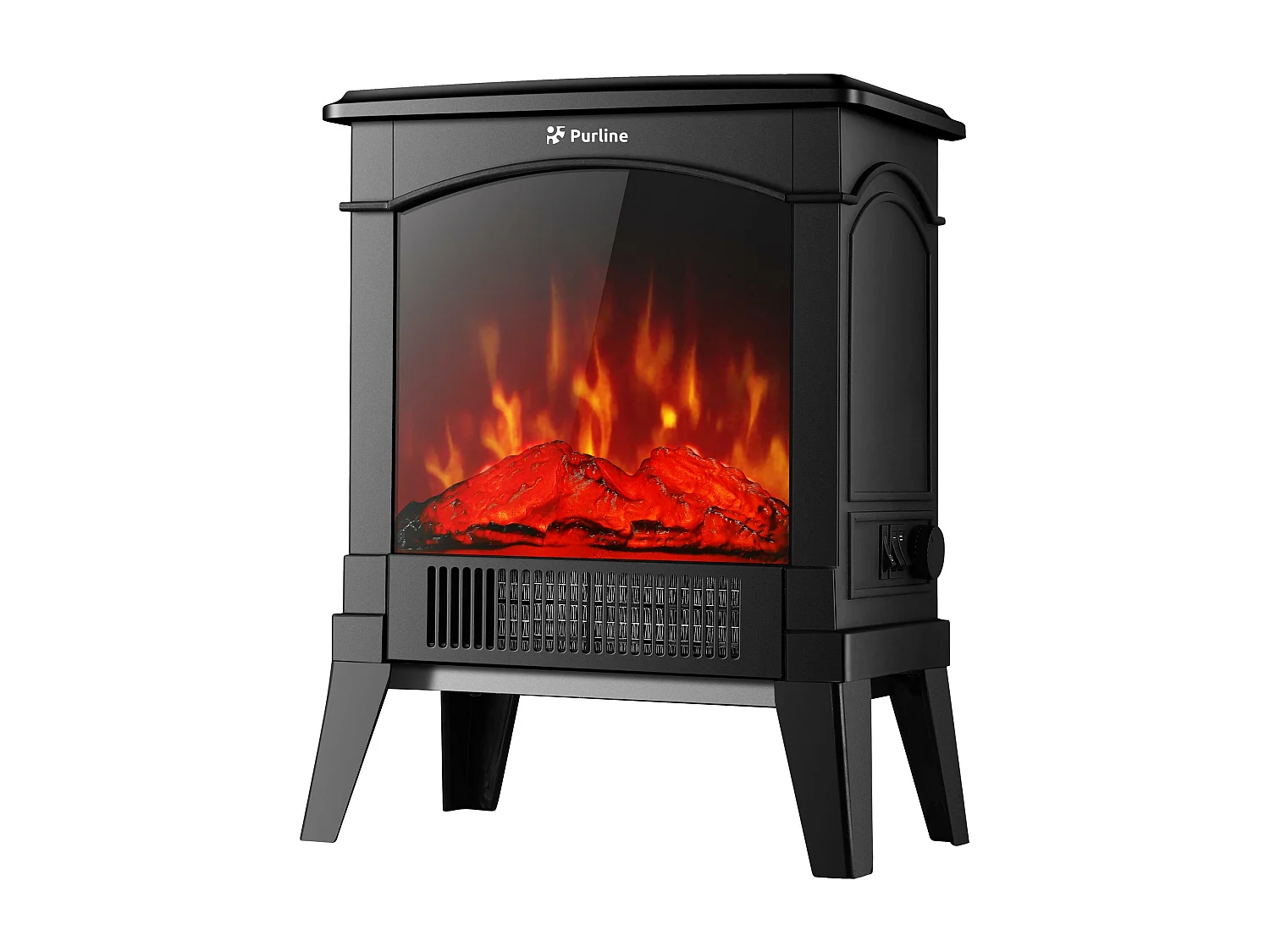 Cheminée électrique compacte sur pied 1500 W