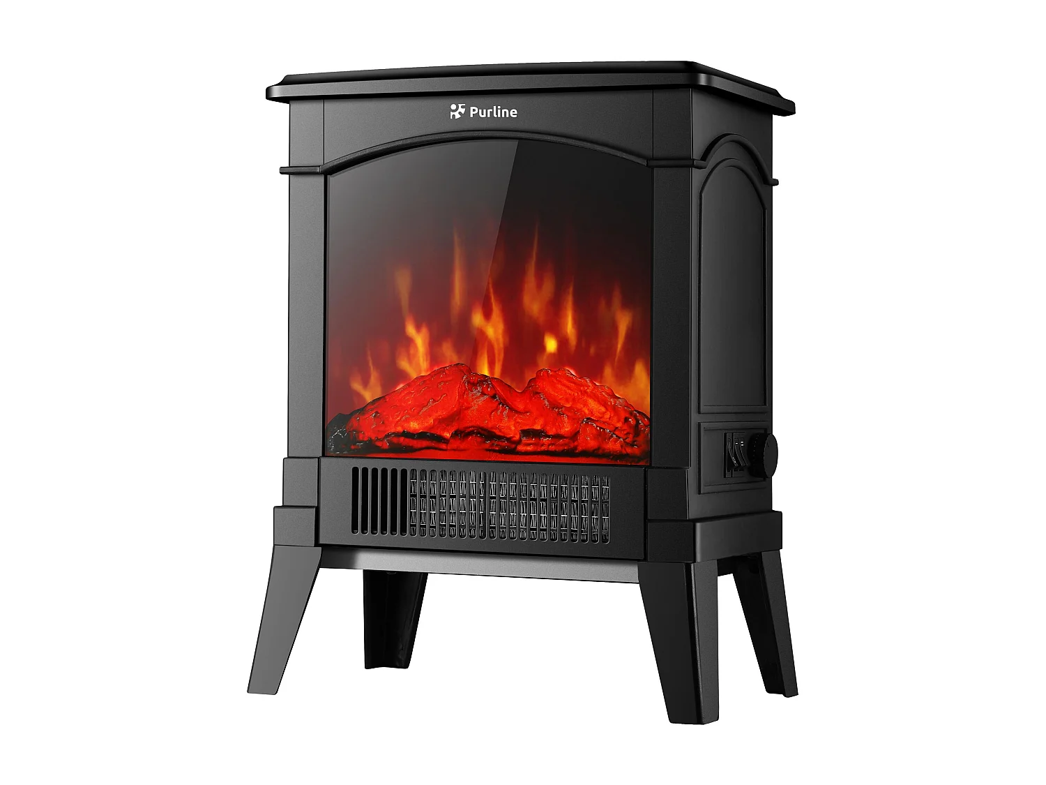 Cheminée électrique compacte sur pied 1500 W