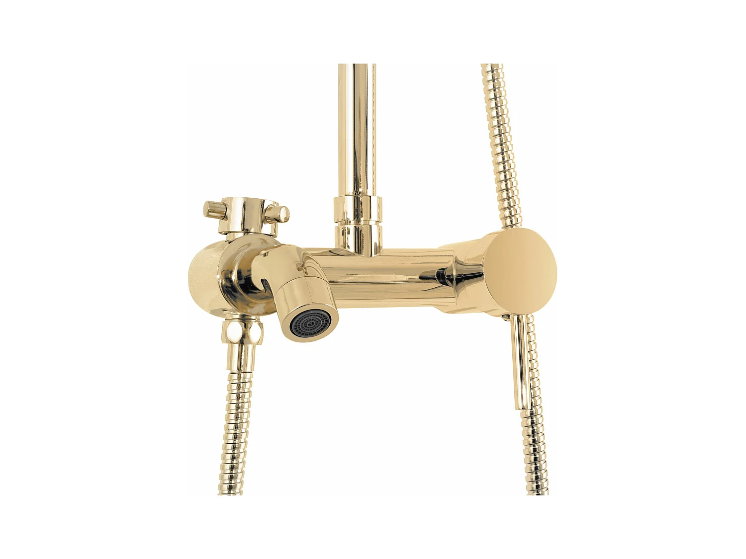 Set Doccia Rea Lungo Thermostat Gold