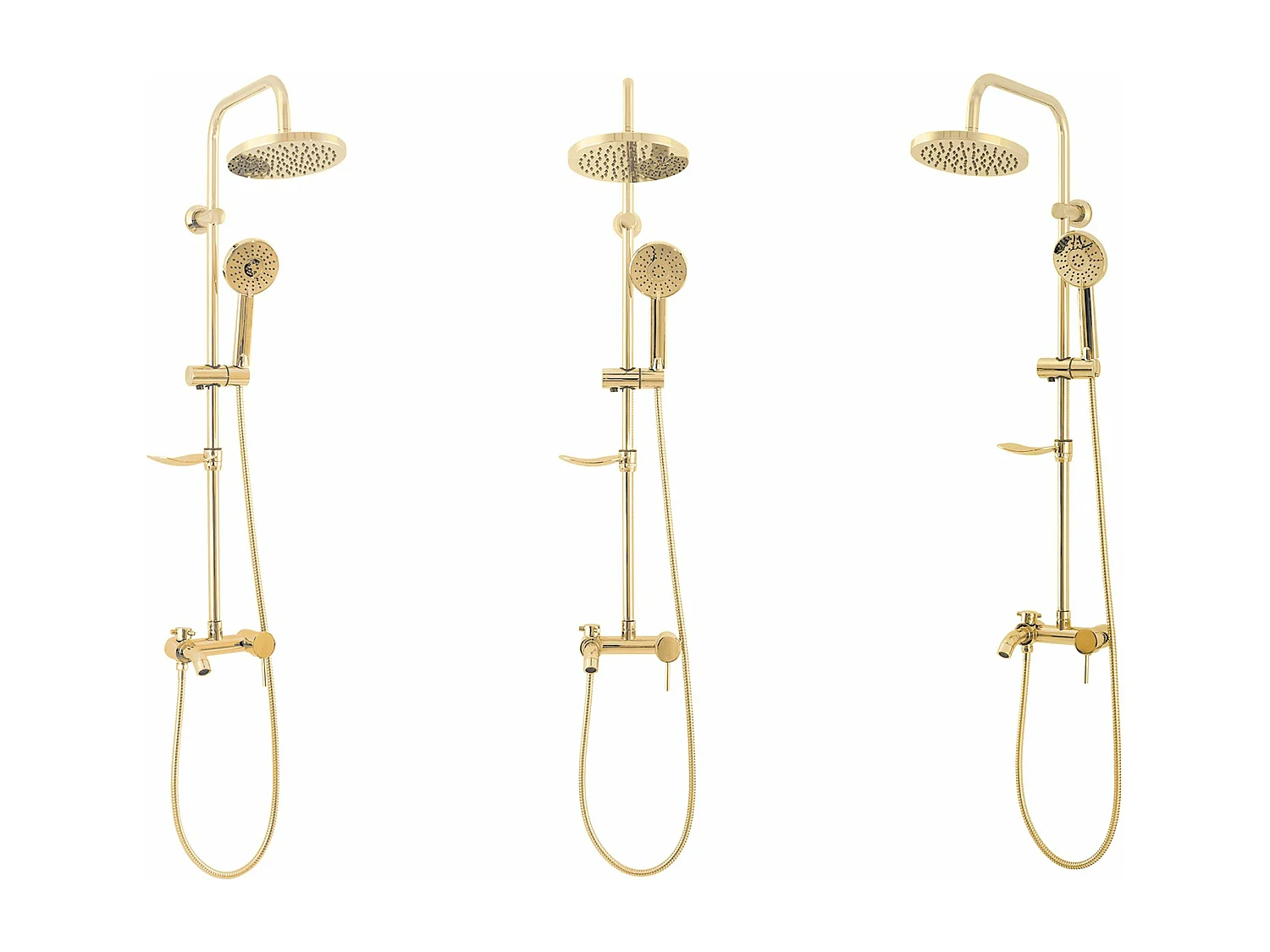 Set Doccia Rea Lungo Thermostat Gold