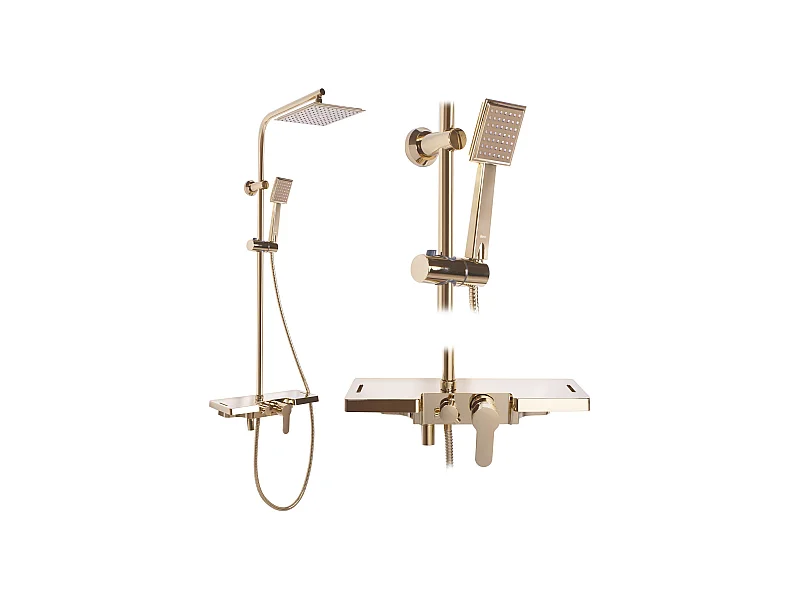 Duschgarnitur Rea Bravo Gold