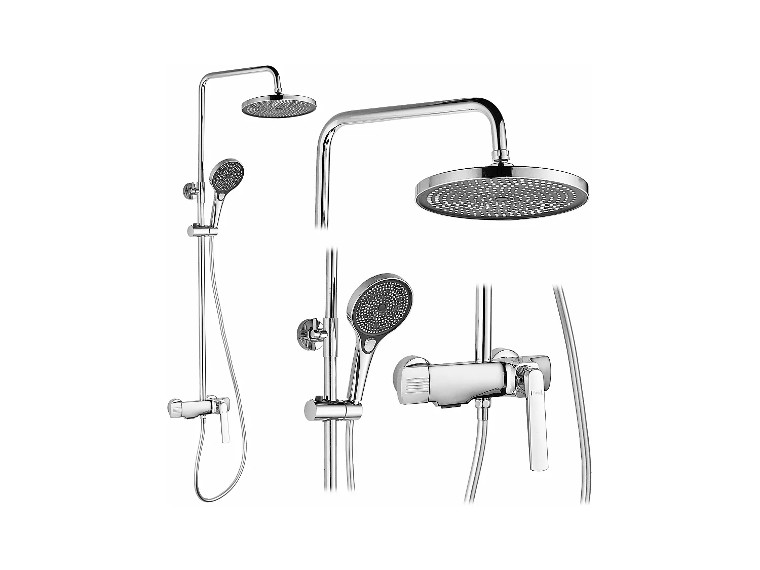 Kit De Douche Rea Rebel Chrome
