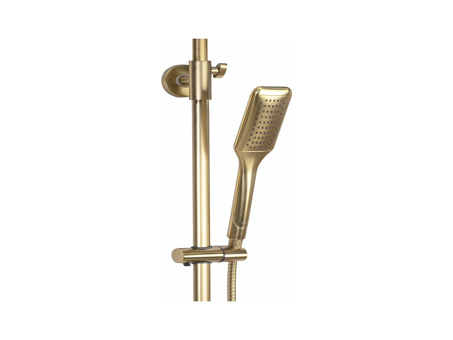 Kit De Douche Avec Thermostat Rea Tom Termostat Brush Gold