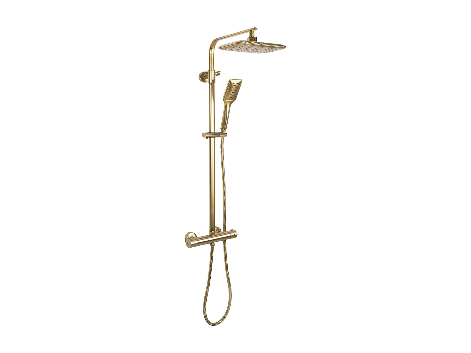 Doucheset Met Thermostaat Rea Tom Termostat Brush Gold