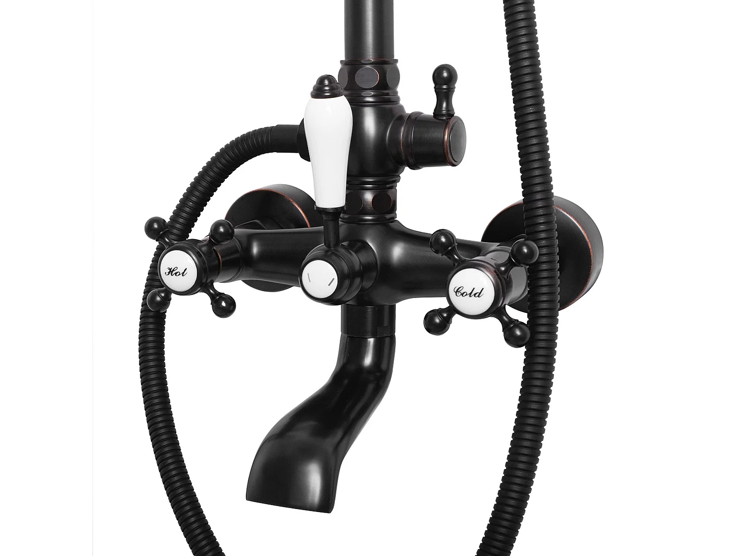 Conjunto De Ducha Rea Bergamo Black