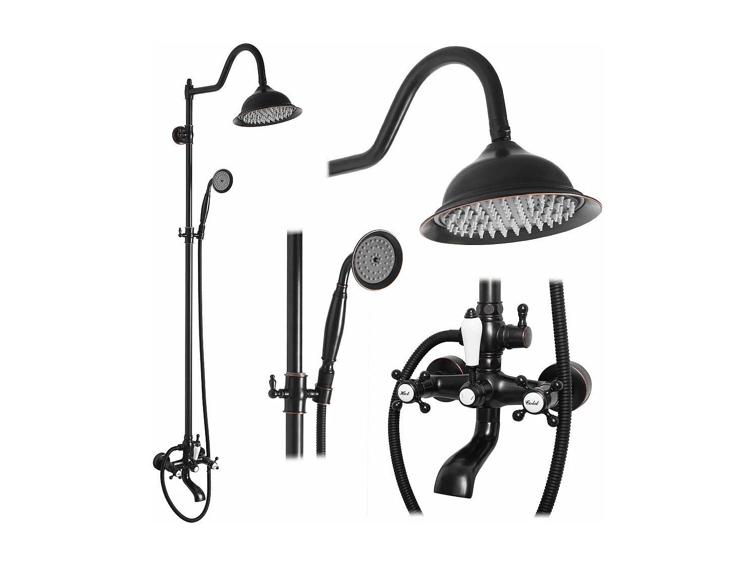 Kit De Douche Rea Bergamo Black