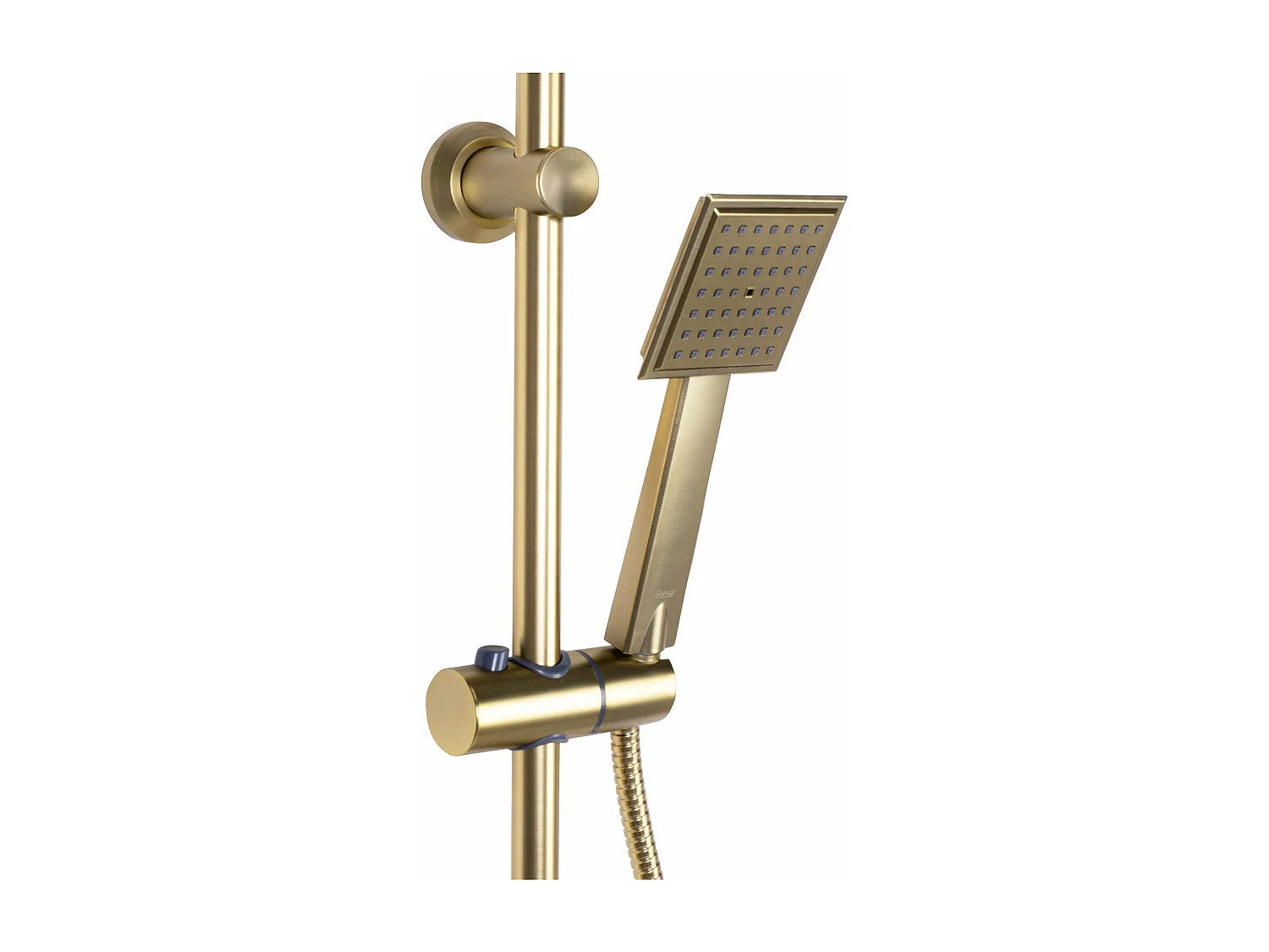 Conjunto De Ducha Rea Bravo Brush Gold