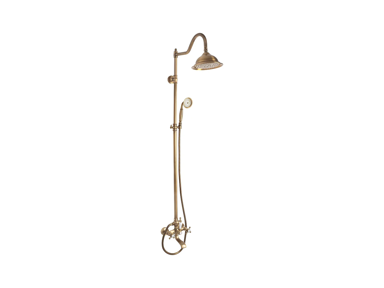 Kit De Douche Rea Bergamo Old Brown