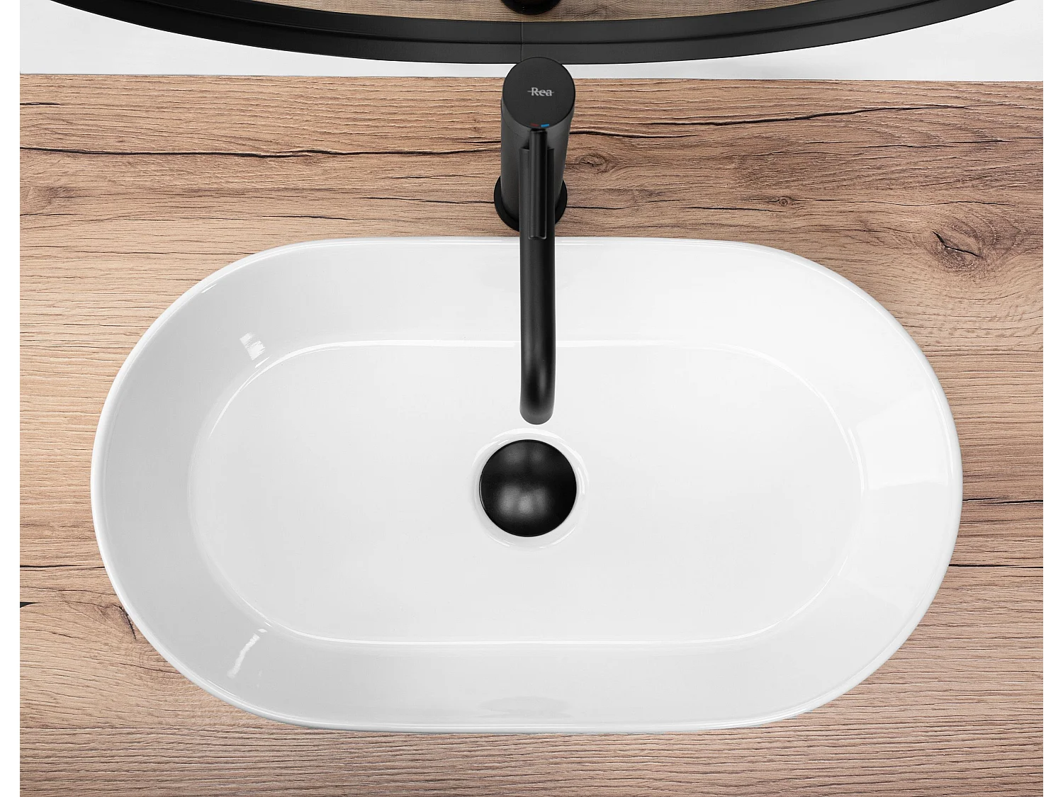 Vasque À Poser Rea Layla 50 White