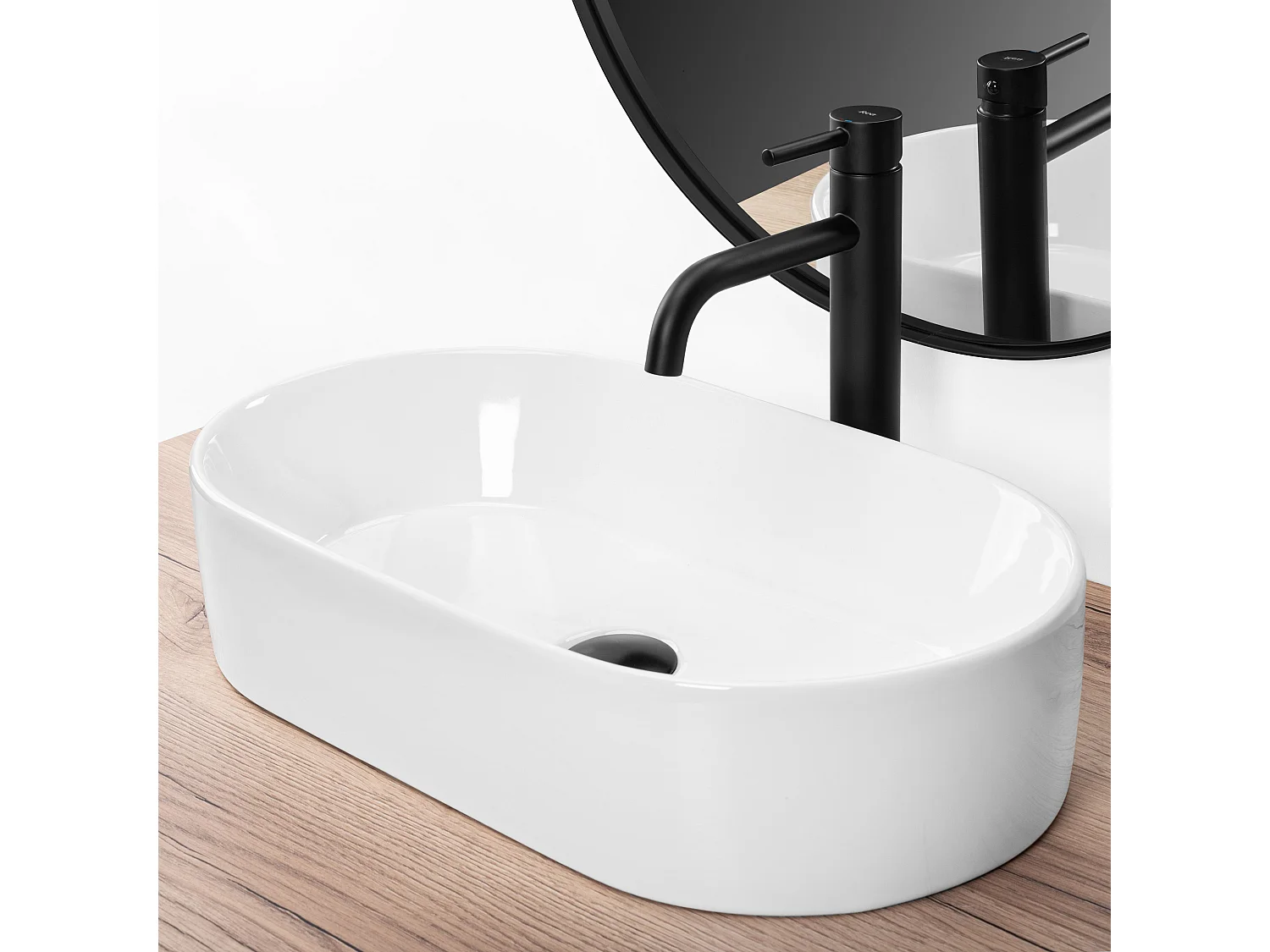 Vasque À Poser Rea Layla 50 White