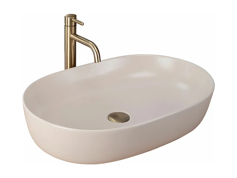 Aufsatzwaschbecken Rea Cleo 61 Beige