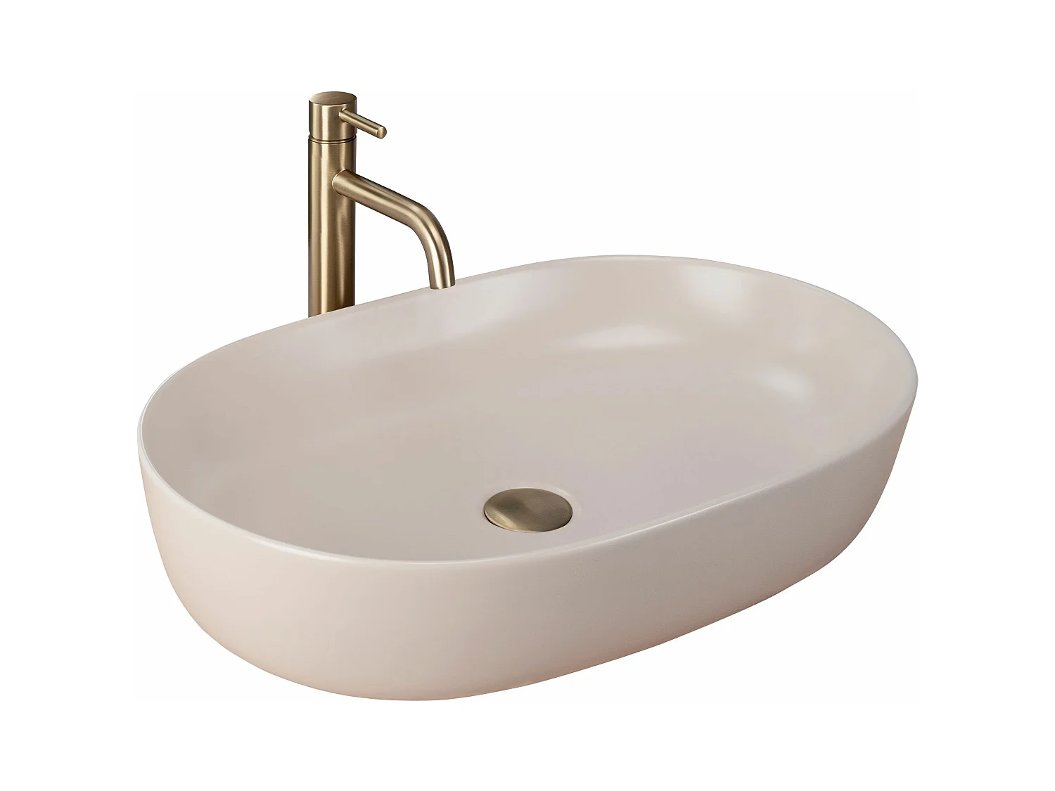 Vasque À Poser Rea Cleo 61 Beige