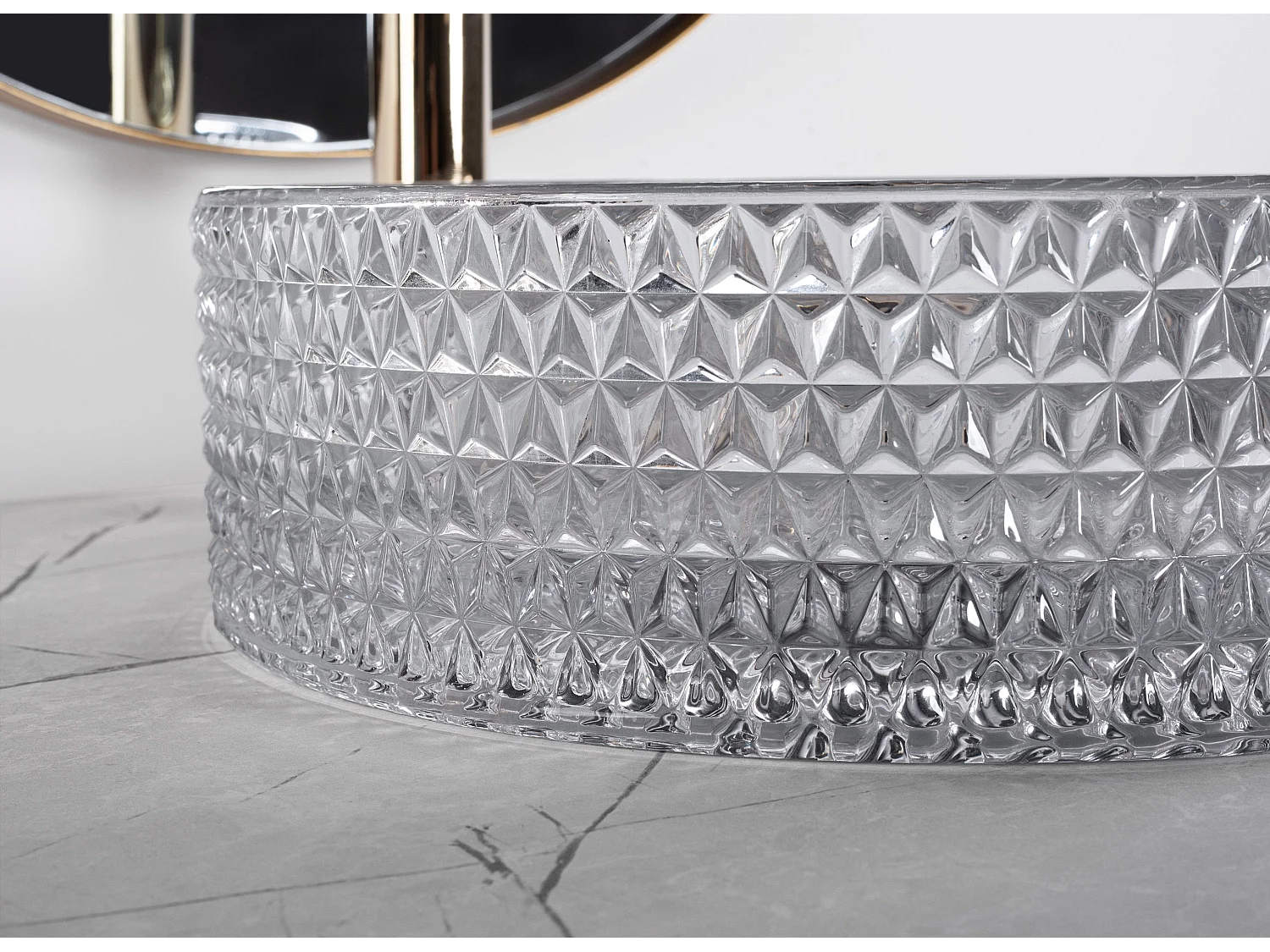 Aufsatzwaschbecken Rea Cristal 35 Grey