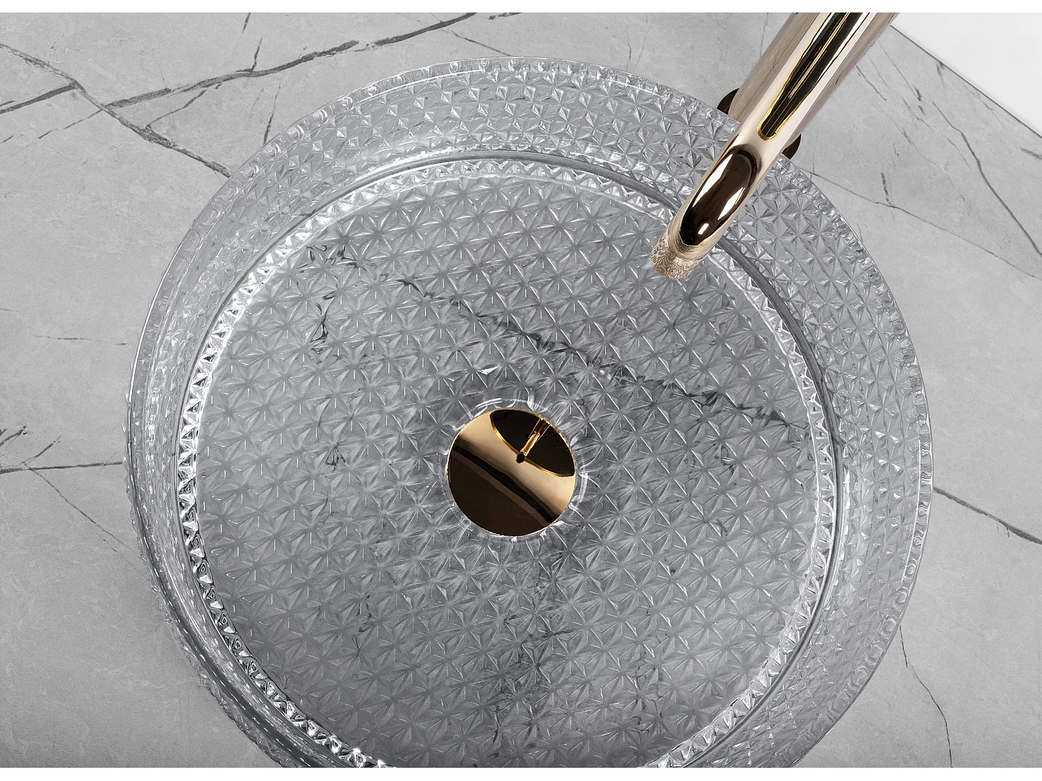 Vasque À Poser Rea Cristal 35 Grey