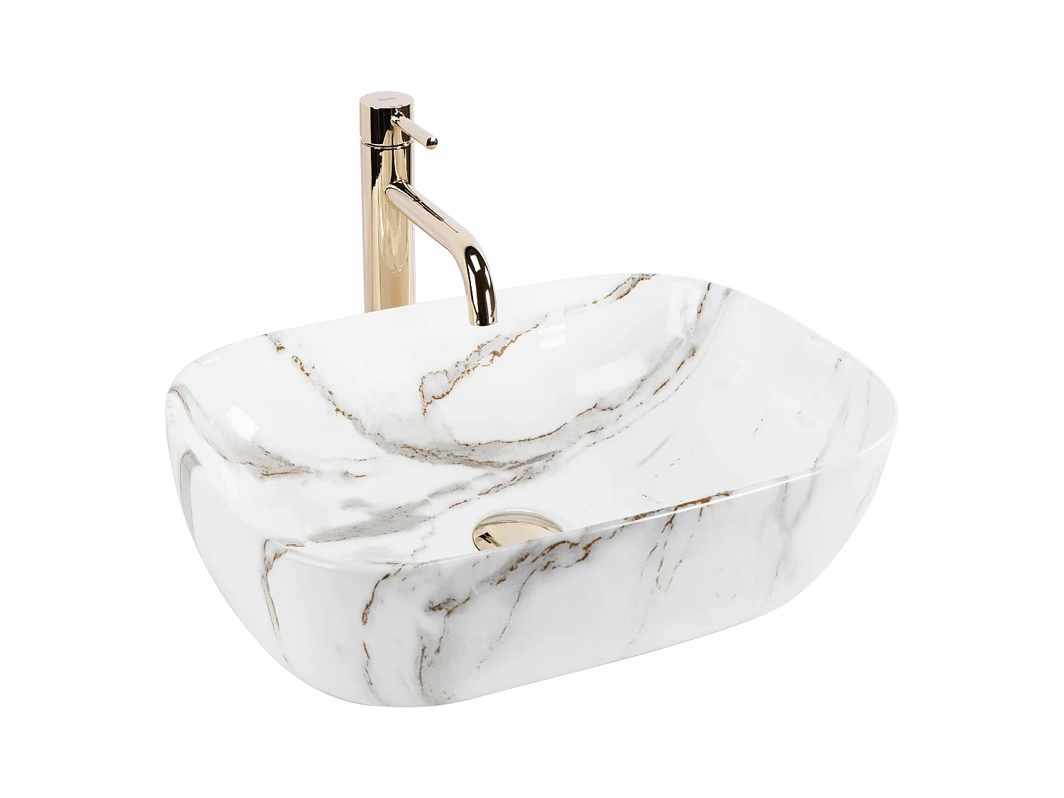 Opzetwastafel Rea Belinda Aiax Shiny White