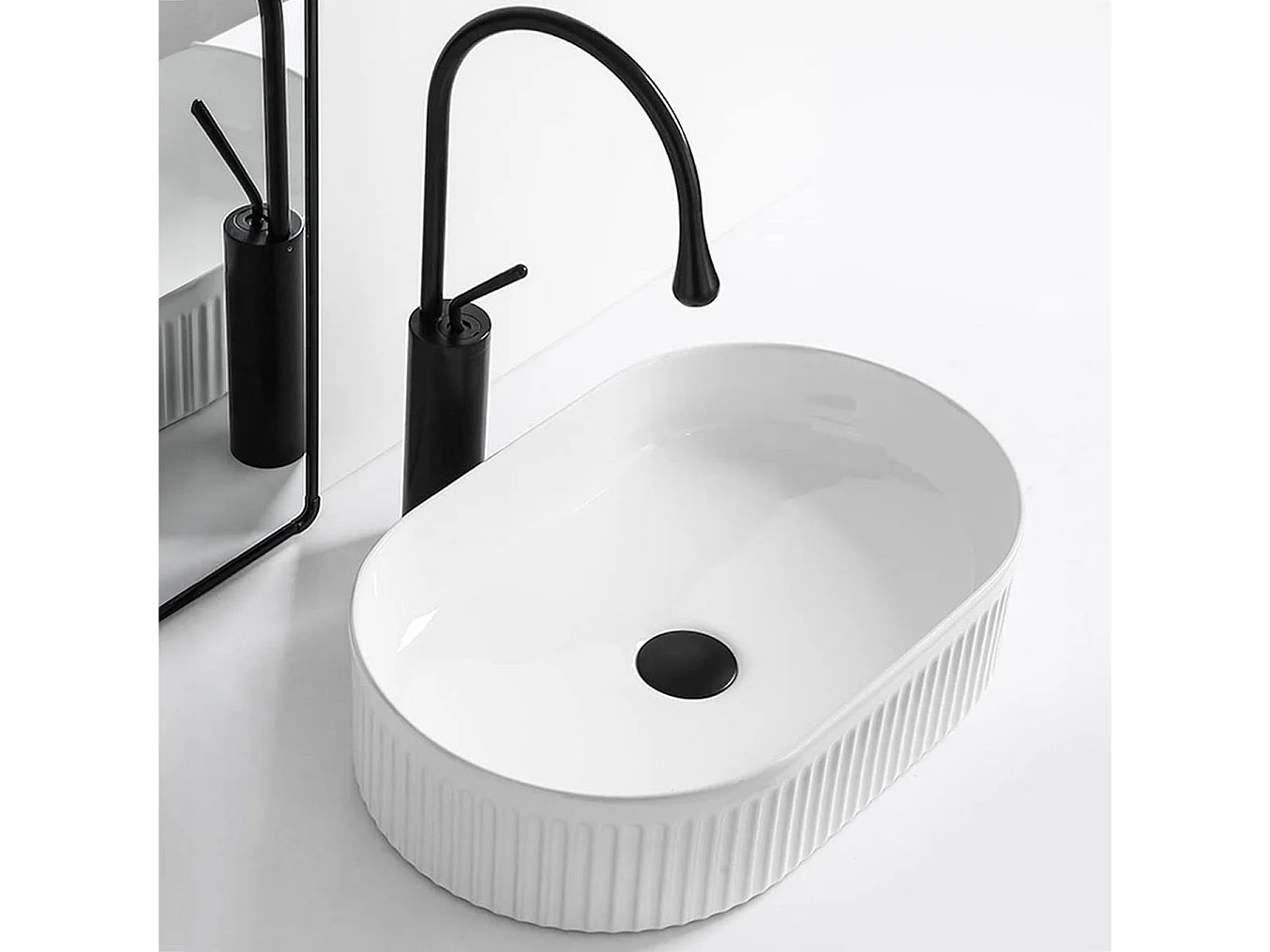 Vasque À Poser Rea Vanda White