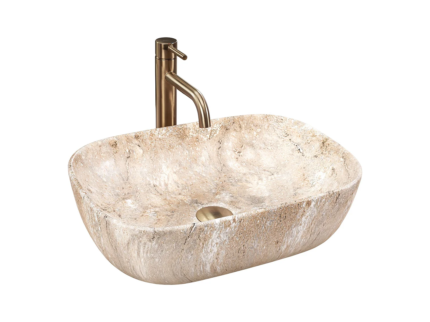 Vasque À Poser Rea Belinda Savana Beige
