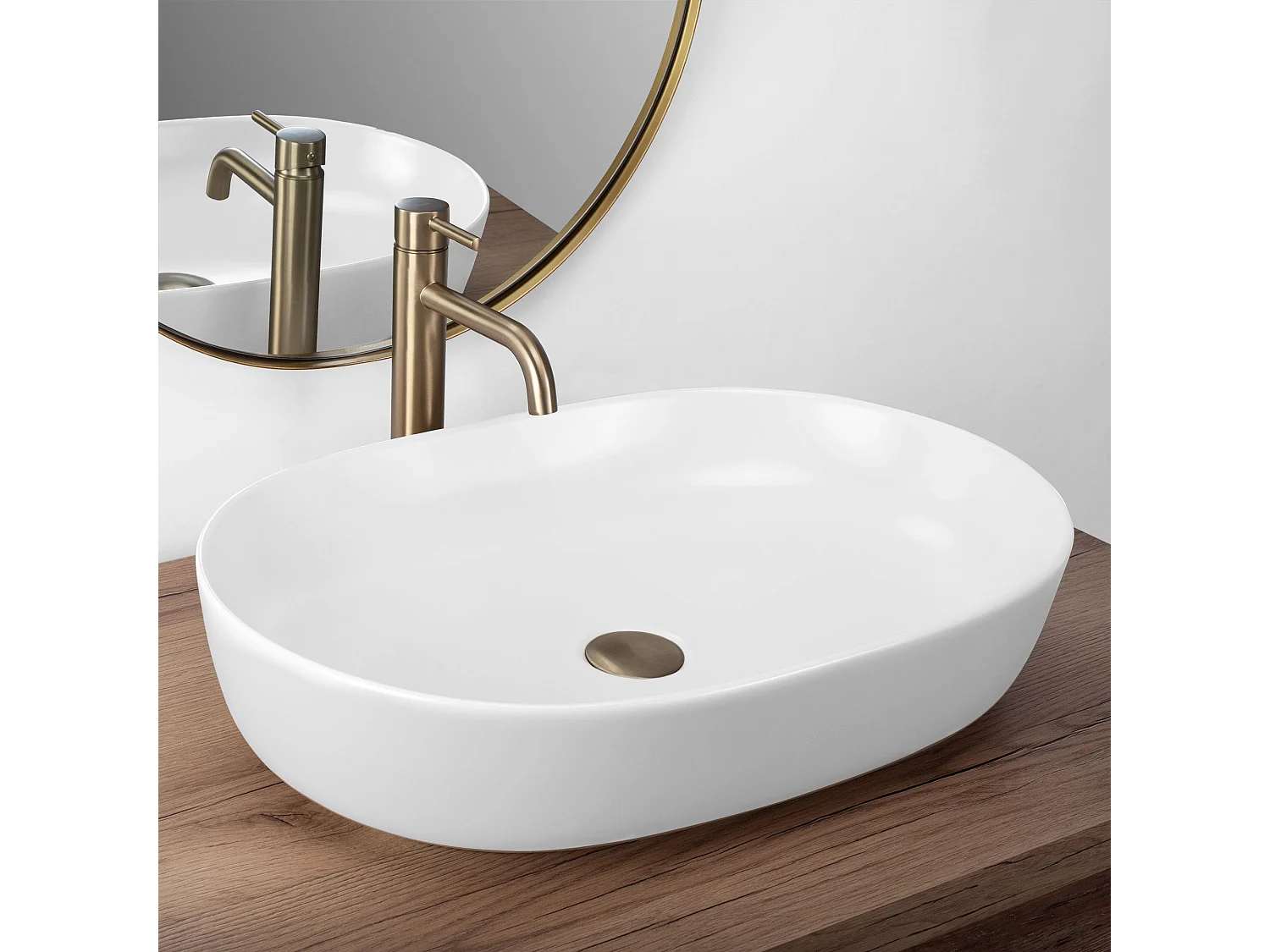 Opzetwastafel Rea Cleo 61 White