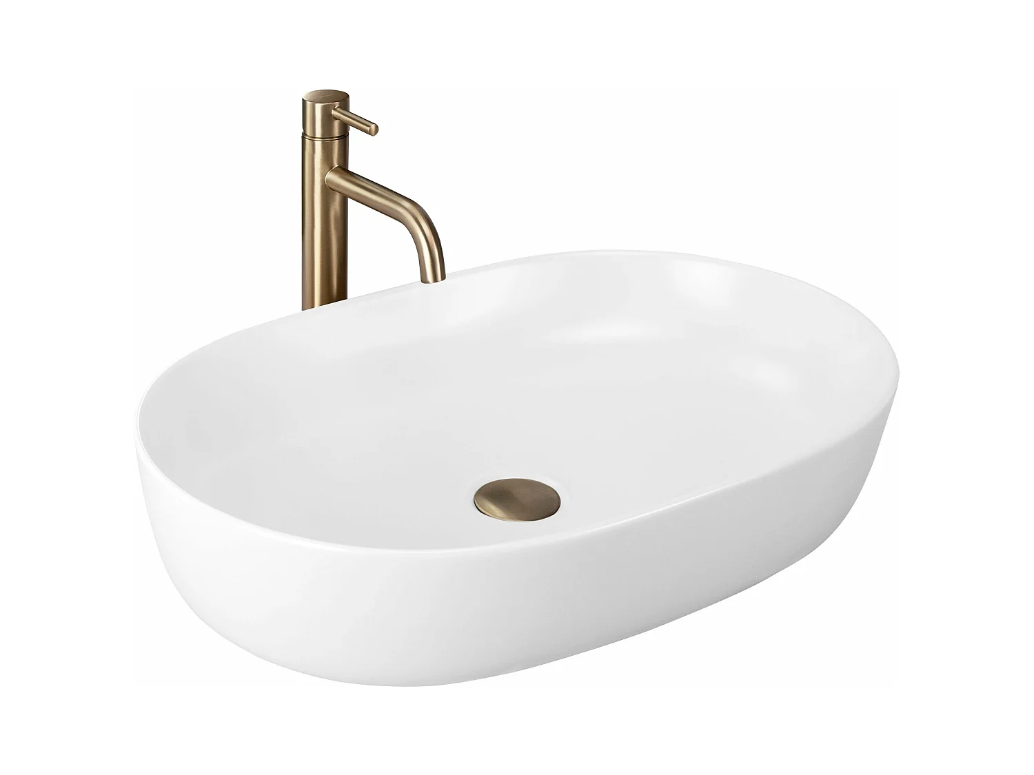 Vasque À Poser Rea Cleo 61 White