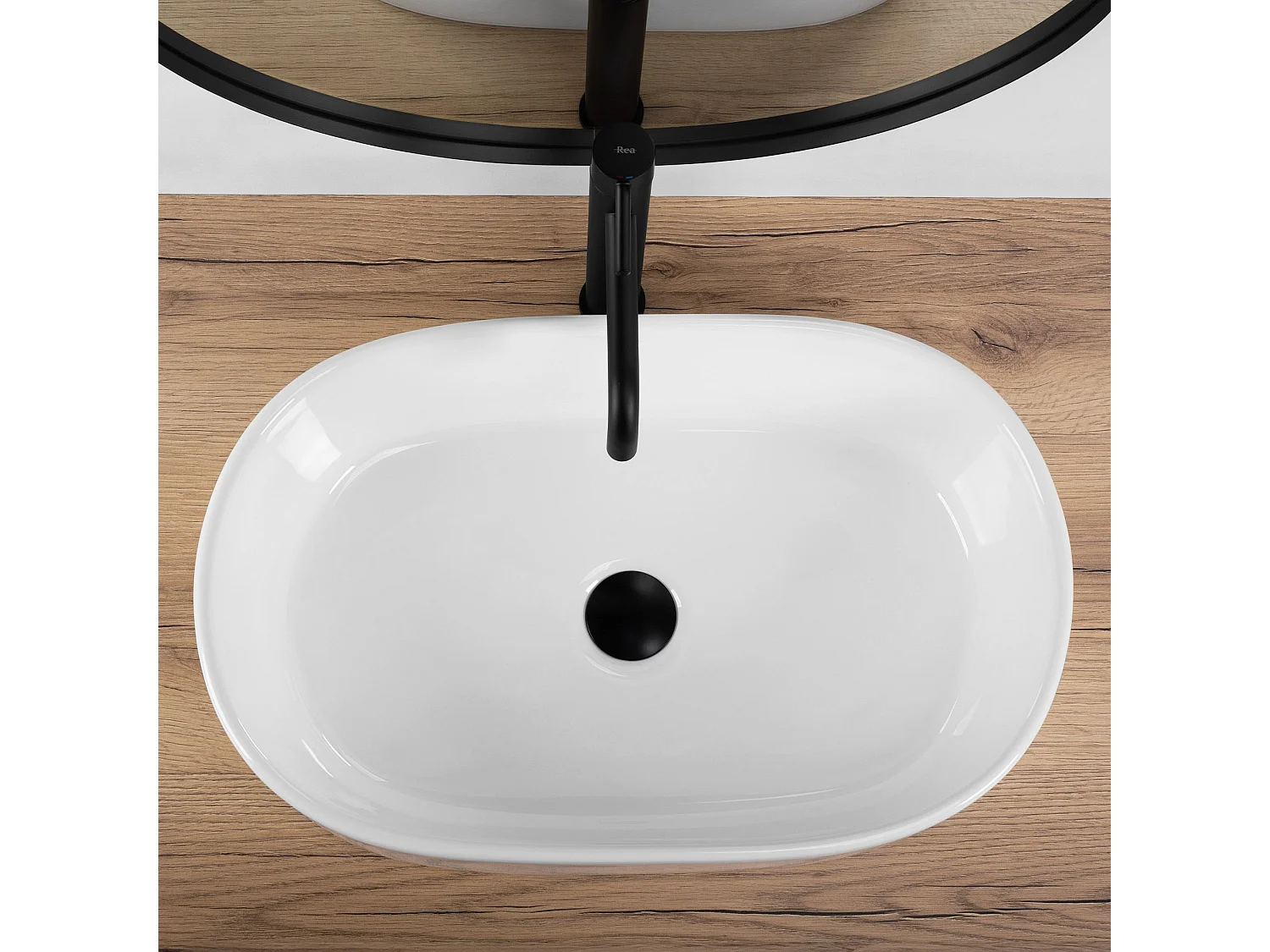 Lavabo Sobre Encimera Rea Alma White