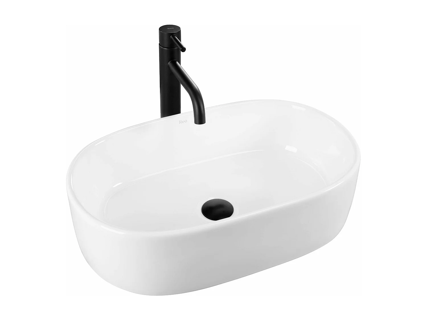 Vasque À Poser Rea Alma White