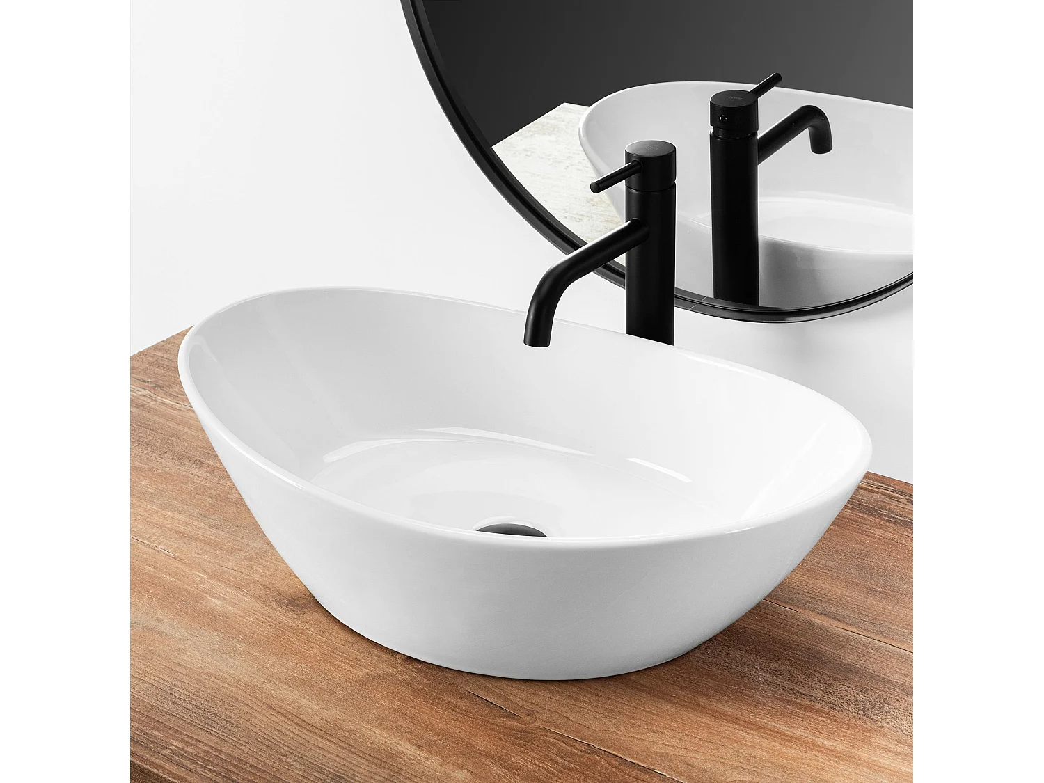 Lavatório De Apoio Rea Kate 56 White