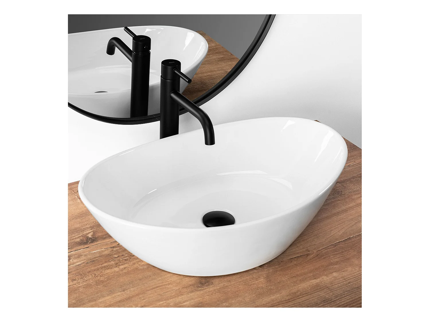 Vasque À Poser Rea Kate 56 White