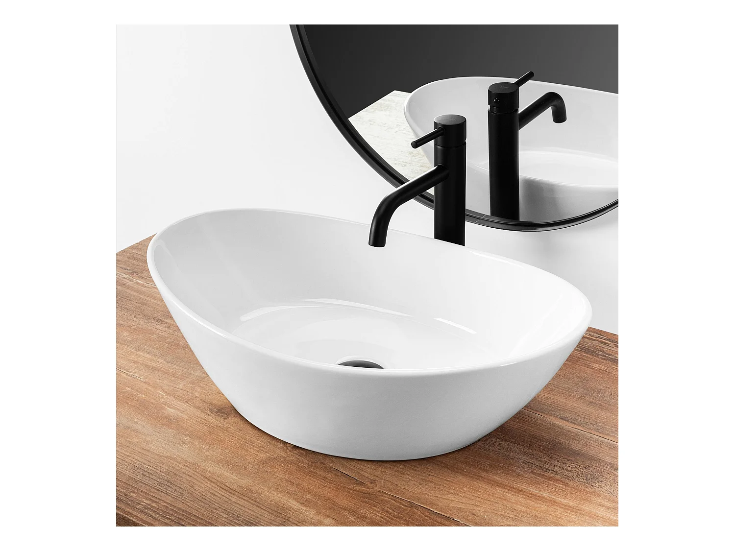 Vasque À Poser Rea Kate 56 White