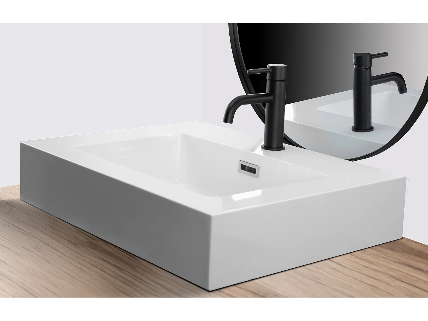 Lavatório De Apoio Rea Alison 60 White