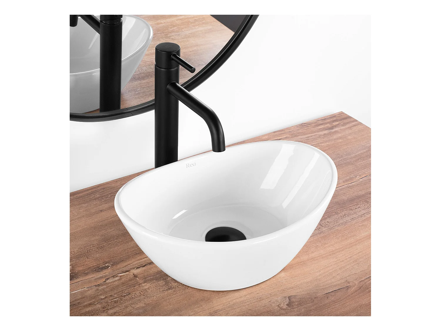 Vasque À Poser Rea Kate 36 White