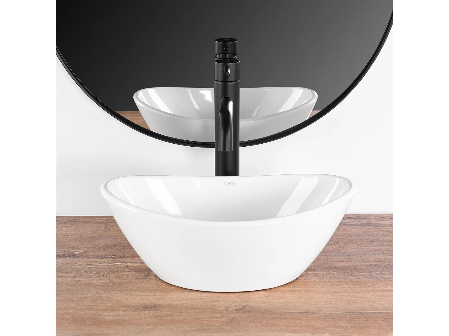 Vasque À Poser Rea Kate 36 White