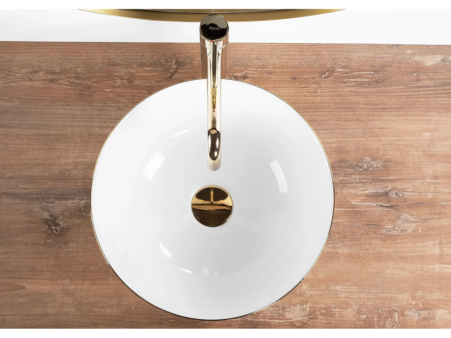 Opzetwastafel Rea Stella White Gold