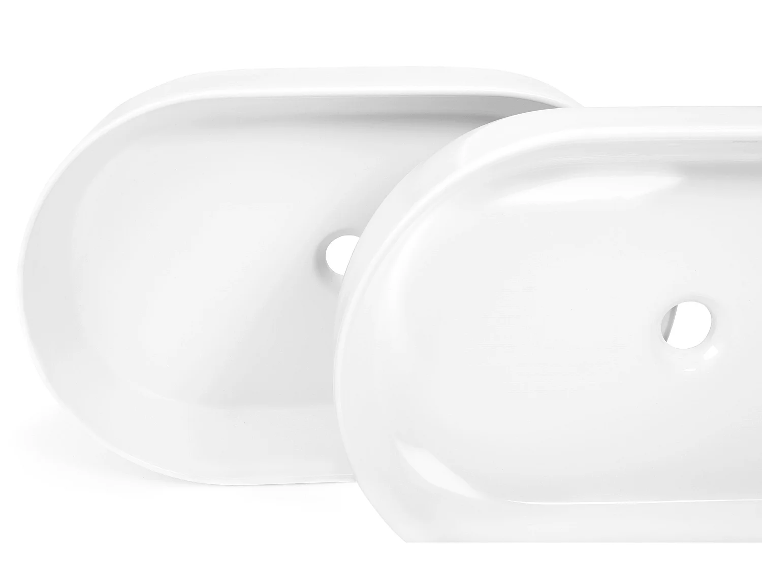 Lavabo Sobre Encimera Rea Nadia 60 White