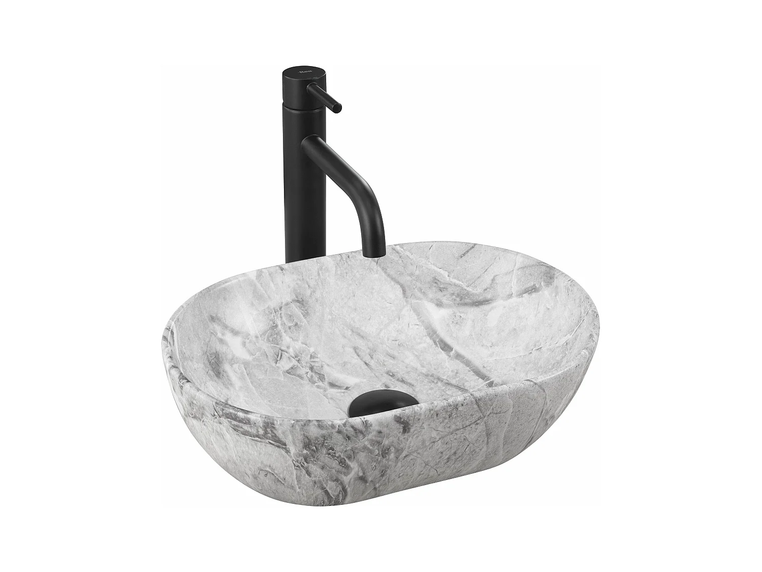 Vasque À Poser Rea Amelia Mini Light Grey